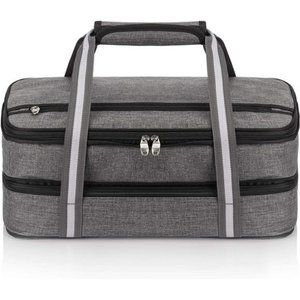 Insulated Expandable Double Casserole Carrier Hot and Cold  11 x 15 or 9 x 13